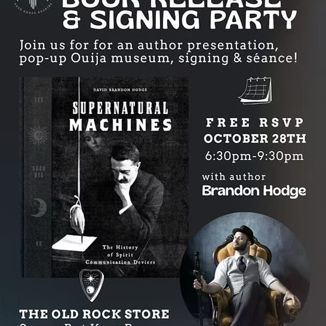 SUPERNATURAL MACHINES: BOOK RELEASE & SIGNING PARTY